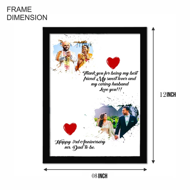 Customized Anniversary Frame - Image 2